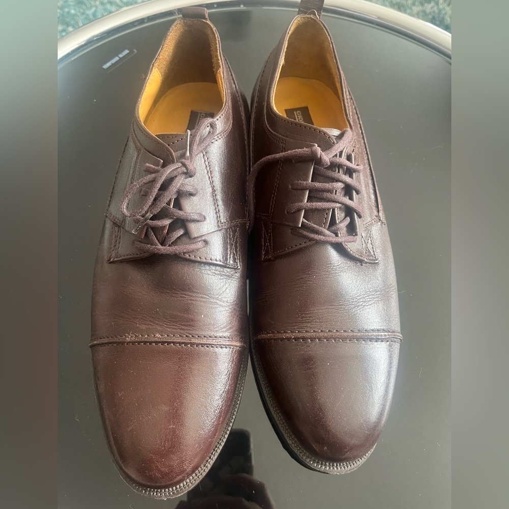 Giorgio Brutini brown leather dress shoes never worn men’s 9.5